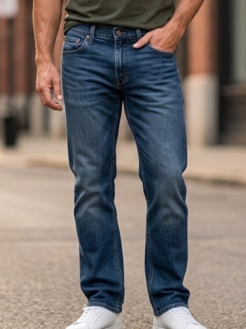 Levi's 505 Regular Fit Straight Leg Jeans 36x32
